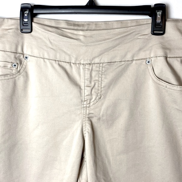 Stitchstar Pull On Capri Tan Pockets Size 1X - Picture 4 of 13